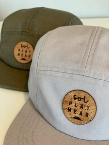 Eco Five-Panel Hat in Stone