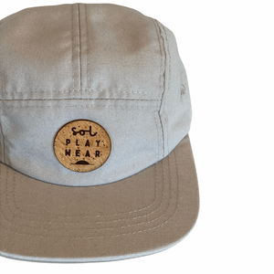 Eco Five-Panel Hat in Stone