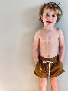 Eco All-day Play Swim Shorts in Honey